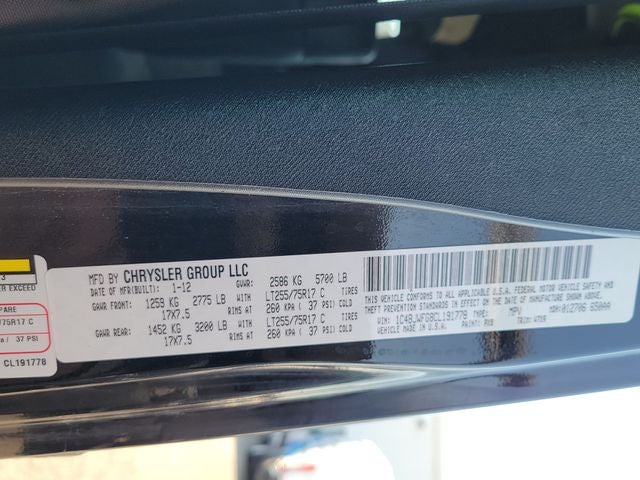 2012 Jeep Wrangler Unlimited Rubicon