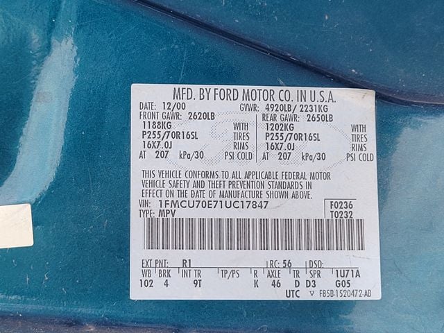 2001 Ford Explorer Sport Base