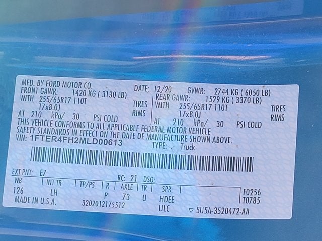 2021 Ford Ranger XLT