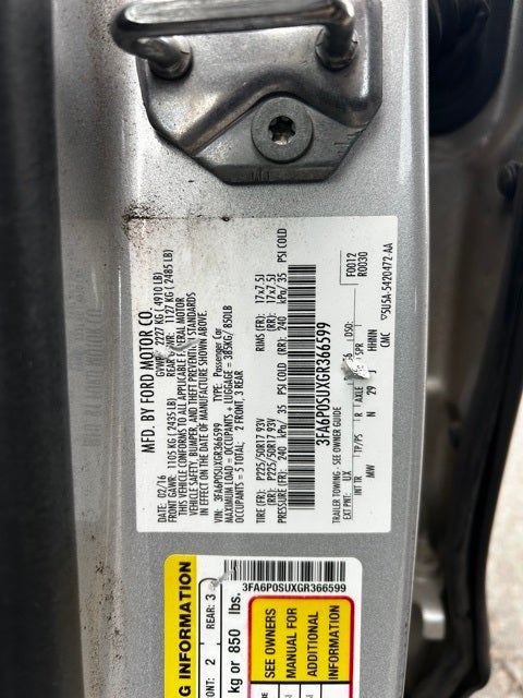 2016 Ford Fusion Energi Titanium