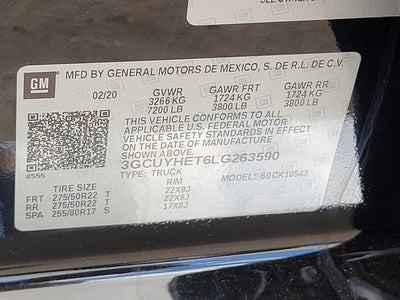 2020 Chevrolet Silverado 1500 High Country