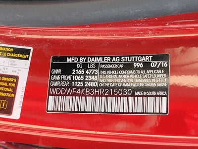 2017 Mercedes-Benz C-Class C 300 4MATIC®