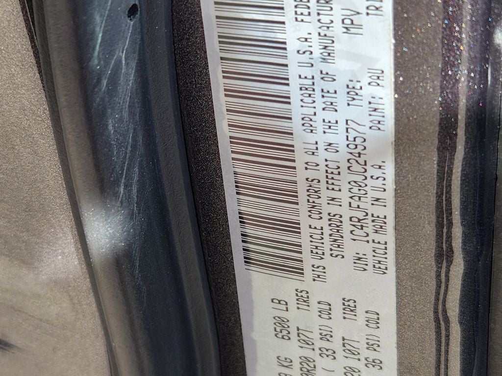 2018 Jeep Grand Cherokee Altitude 4x4