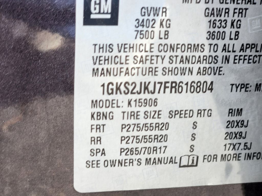 2015 GMC Yukon XL 1500 Denali