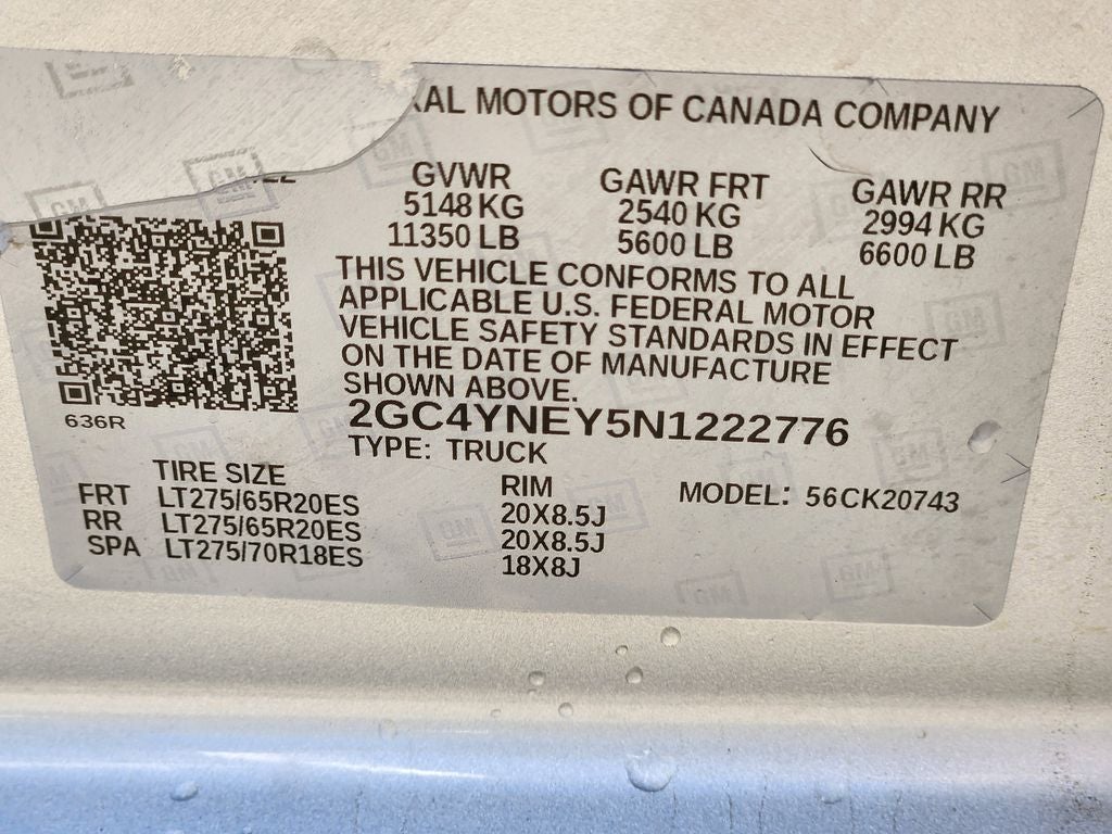 2022 Chevrolet Silverado 2500HD 4WD Crew Cab Standard Bed LT