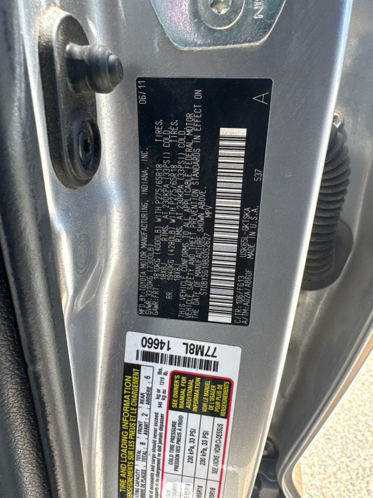 2011 Toyota Sequoia SR5