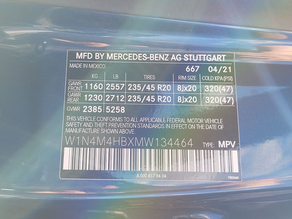 2021 Mercedes-Benz GLB 250 4MATIC®
