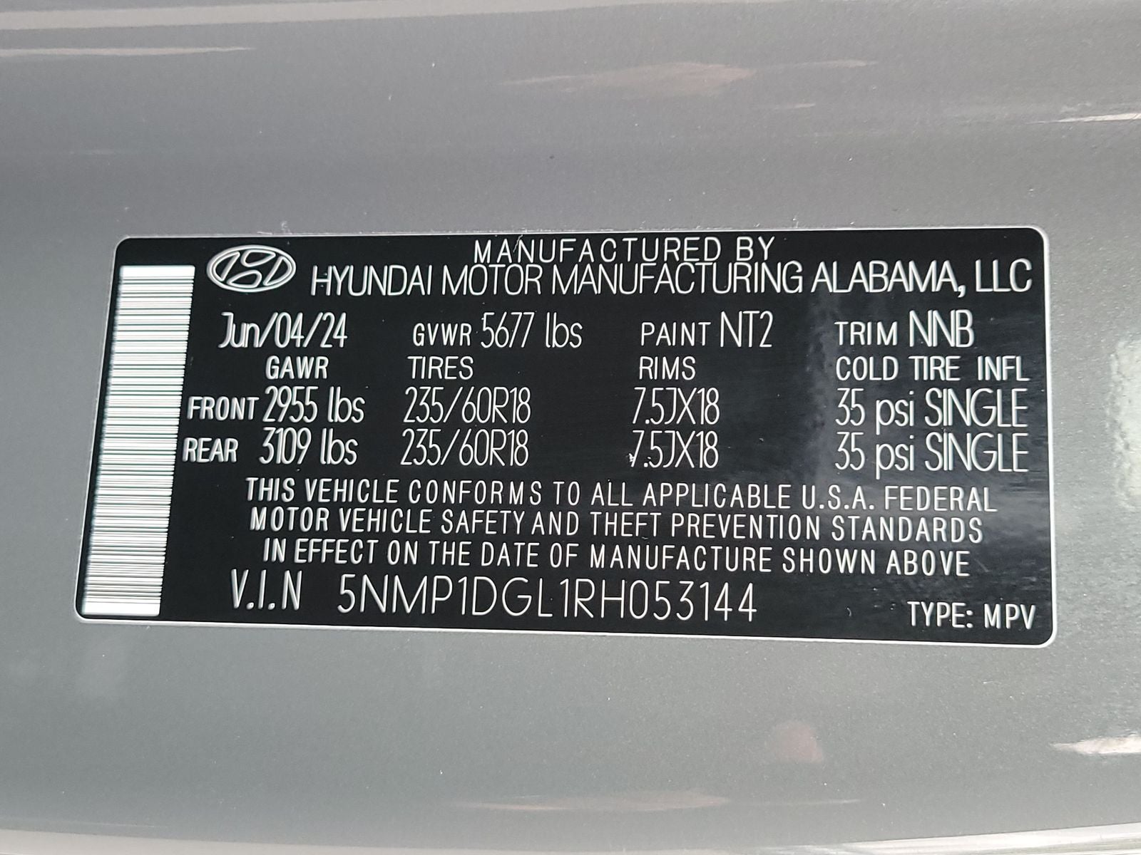 2024 Hyundai Santa Fe SE