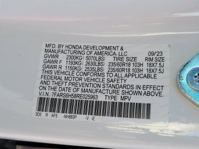 2024 Honda CR-V Hybrid Sport