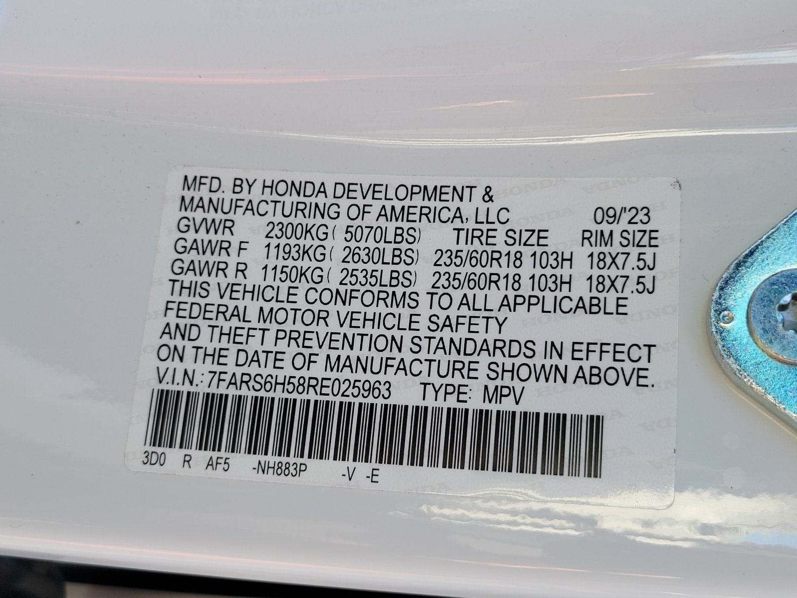 2024 Honda CR-V Hybrid Sport