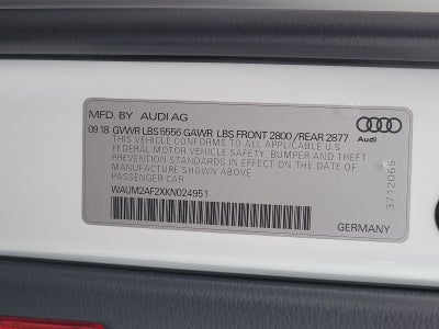 2019 Audi A6 3.0T Prestige quattro