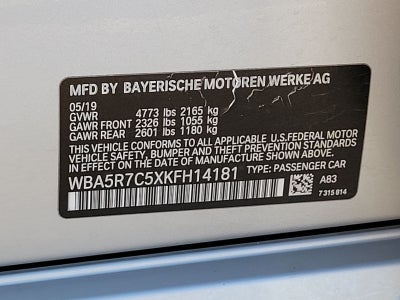2019 BMW 3 Series 330i xDrive
