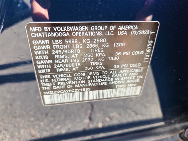 2023 Volkswagen Atlas Cross Sport 2.0T SE