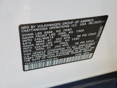 2023 Volkswagen Atlas Cross Sport 2.0T SE