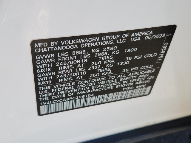 2023 Volkswagen Atlas Cross Sport 2.0T SE