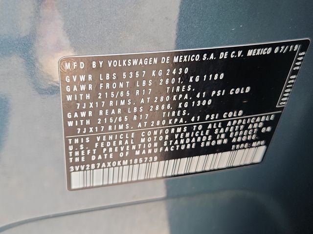 2019 Volkswagen Tiguan SE
