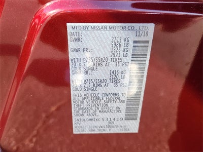 2019 INFINITI QX60 LUXE