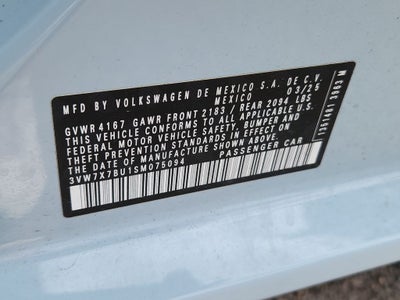 2025 Volkswagen Jetta 1.5T SE