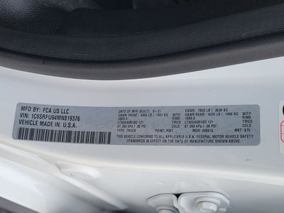 2021 RAM 1500 TRX