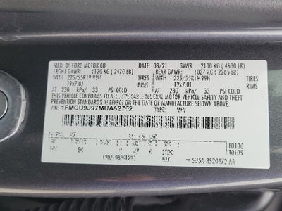 2021 Ford Escape Titanium