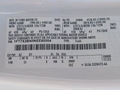 2022 Ford F-250 Lariat