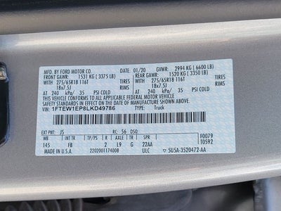 2020 Ford F-150 XLT