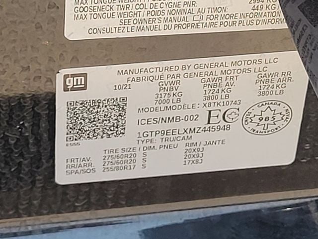 2021 GMC Sierra 1500 AT4