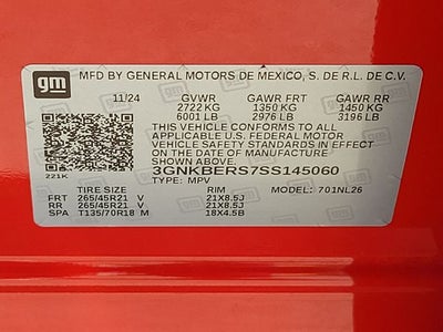 2025 Chevrolet Blazer RS