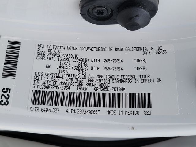 2023 Toyota Tacoma TRD Off-Road V6