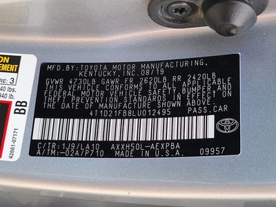 2020 Toyota Avalon Hybrid Limited