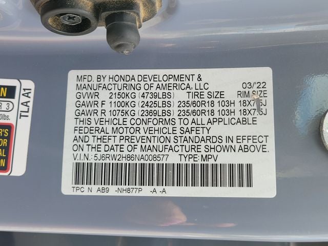 2022 Honda CR-V EX-L