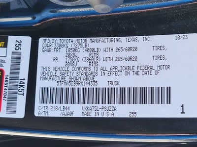 2024 Toyota Tundra 1794