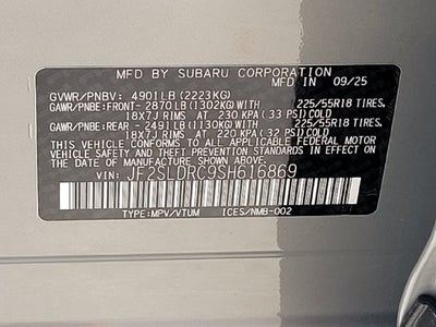2025 Subaru Forester Limited