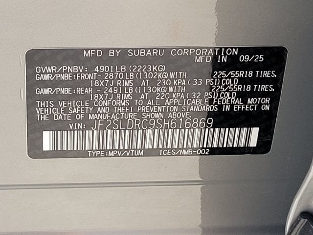 2025 Subaru Forester Limited
