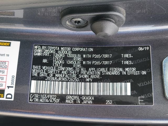 2019 Toyota 4Runner SR5