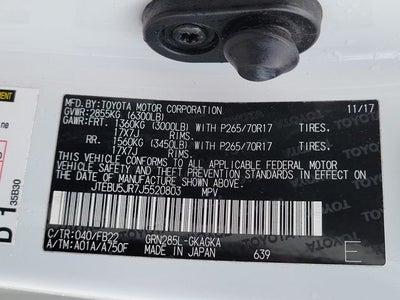 2018 Toyota 4Runner Base