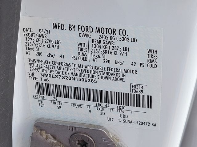 2022 Ford Transit Connect XL
