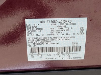 2019 Ford Explorer Sport