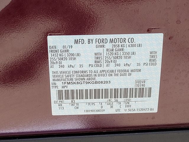 2019 Ford Explorer Sport