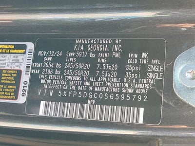 2025 Kia Telluride SX