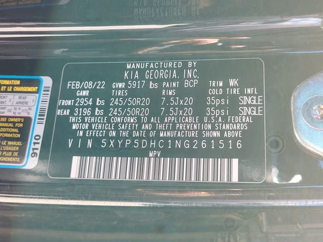 2022 Kia Telluride SX