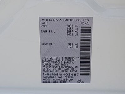 2023 Nissan Altima 2.5 SL