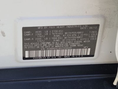 2013 Subaru Outback 3.6R Limited