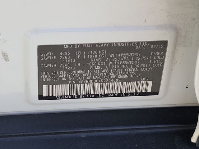 2013 Subaru Outback 3.6R Limited