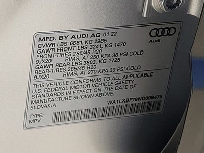 2022 Audi Q7 55 Premium Plus quattro